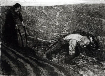 Plough-Puller and Woman, 1902